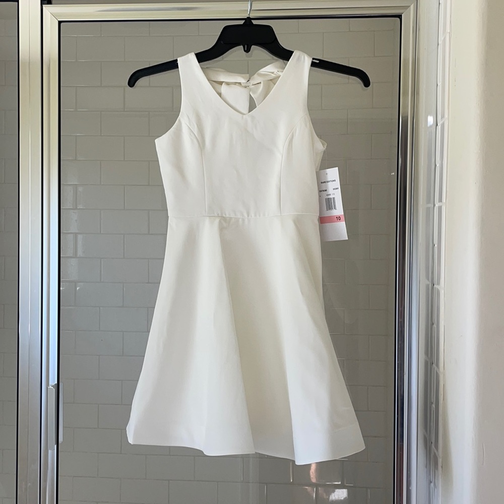 Rare Editions Girls Ivory Dress
